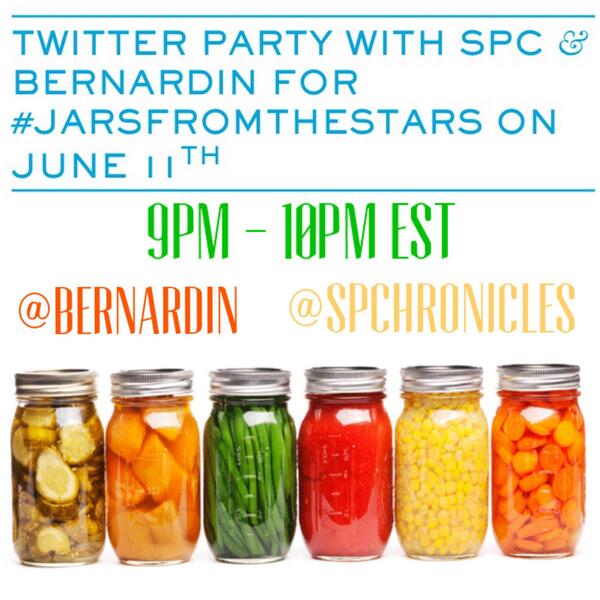 CeriAMarsh's tweet image. Be sure to sign up for the twitter party we're hosting with @Bernardin on Wednesday nigh! sweetpotatochronicles.com/wordpress/2013…