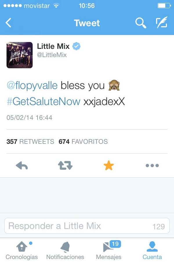 flopyvalle's tweet photo. When you tweeted me :) Honestly best days ever 💕 #SaluteTourGifts #FavouriteLittleMixMemory @LittleMix http://t.co/LEMqdl8HbH