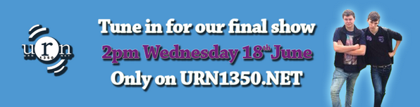 jackandmatt's tweet photo. Next week is our final show! Tune in for all our best (&amp; worst) features, and of course all the best music! @urn1350 http://t.co/Z5eUpsPUXn