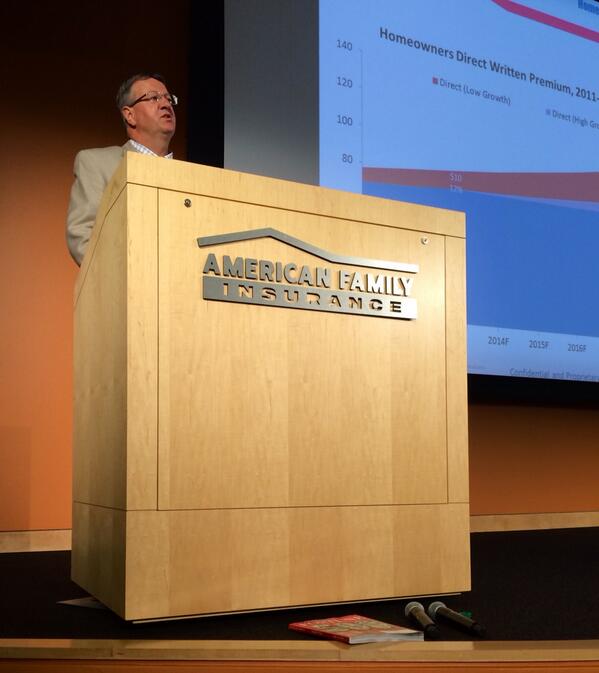 AmFamJack's tweet photo. Gerry B talks success, growth, agency opportunities...our future together. #execbriefing #OneAmFam http://t.co/bv7QEEK6Bp