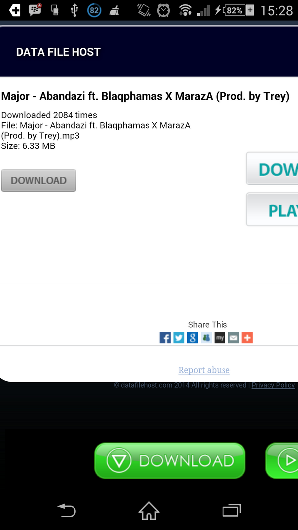 MajorrSA's tweet photo. We've just hit the 2000 download mark &amp; counting cc @blaqphamas @Marazamc @Thaboross http://t.co/wQcRbeSwp1