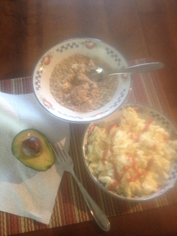 Robert Roode On Twitter Pre Workout Meal 1 Cup Of Egg Whites 2 Whole Eggs 1 Cup Oats Half Avocado Ready Http T Co Slgflmhkxo