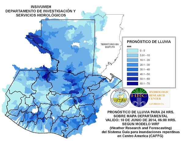 GREMHULE's tweet photo. PRONOSTICO DE LLUVIA PARA LAS PROXIMAS 24 HORAS
FUENTE: INSIVUMEH http://t.co/860vl2DzGw