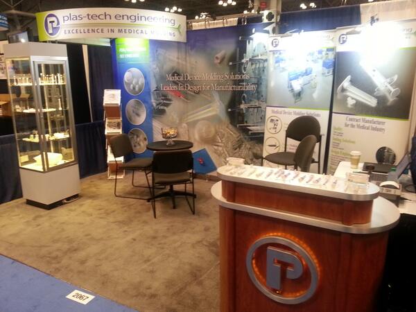 PlasTechMolding's tweet photo. Welcome to #MDMEast.  Be sure to stop and visit the Plas-Tech Engineering team at Booth 2067. http://t.co/zxpChLHSlA