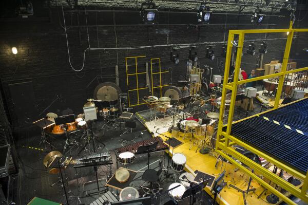 Auf der Bühne wird es gleich richtig heiß … Orchesterprobe »Die Soldaten« Am Sonntag ist Premiere! <a href="/Calixto_Bieito/">Calixto Bieito</a>