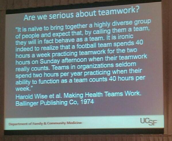 pamibe79's tweet photo. “@miller7: A 40 year old quote that remains spot on #pcpccwest cc @ePatientDave http://t.co/VtFcGdVJNm” #trabajoenequipo @AquoraBE