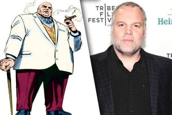vulture's tweet photo. Vincent D’Onofrio will play Kingpin in @Netflix’s Daredevil: http://t.co/UiJpqDLIKc http://t.co/rDubnk4yfG