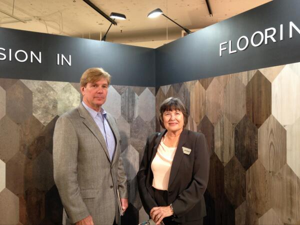 GreenOperations's tweet photo. The designers of @metroflorusa Aspecta at neocon! http://t.co/92kToD3TUo