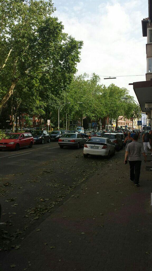 Verkehrschaos #unwetter #Gewitter #Gelsenkirchen