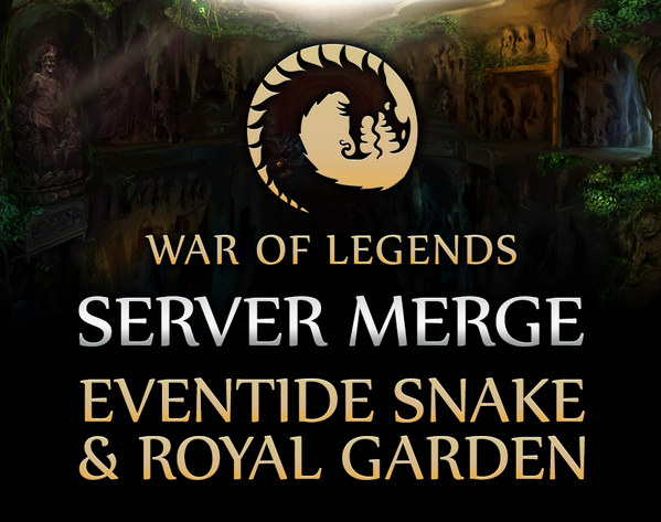 WarofLegends's tweet photo. Eventide Snake and Royal Garden to merge in to Sapphire Mines.  http://t.co/RMSWSaej3o #waroflegends http://t.co/YbBFlpbZDy