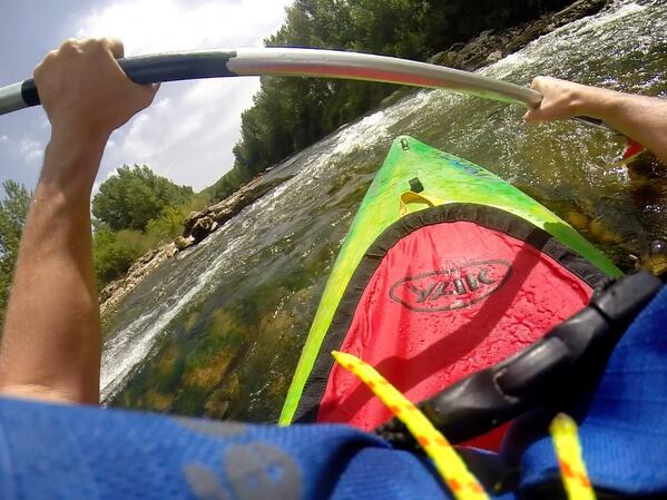 jeroniroig's tweet photo. Detalle del motivo de mis "abujetas" abdominales, 17km de kayak #nature #france http://t.co/2Bs9XL2ZqI