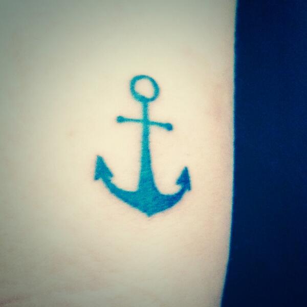 clabry123's tweet photo. New tattoo ❤️ #sisters #anchor #secure http://t.co/ERBMEzfQxh
