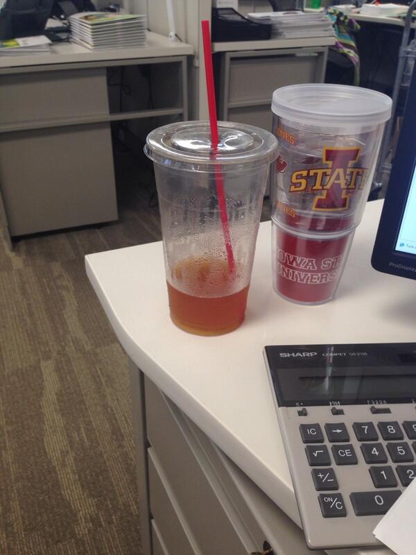 cbestell's tweet photo. @A_lars apparently it's #NationalIcedTeaDay http://t.co/6BjxGr4PhS