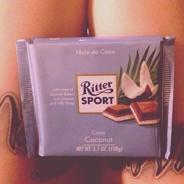 xokelseysmile's tweet photo. If you like coconut and see this at a store, BUY IT. It's the most amazing chocolate I've ever tasted. http://t.co/AAKEjFN5Rh