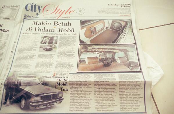 Wah ketua kita masuk koran tribun pekanbaru juga sama pacar tua nya haha\m/ cc: <a href="/dimasanggorro8/">Dimas Anggoro</a>