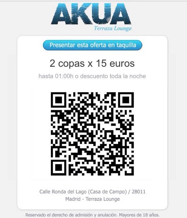 _FiestaMadrid_'s tweet photo. COPACABANA!🚹 gratis hasta 00:30 🚺 hasta 01:00 o 2x15€ y descuento toda la noche noche con código ROBERTO GONZÁLEZ http://t.co/qeQoIQMzmJ