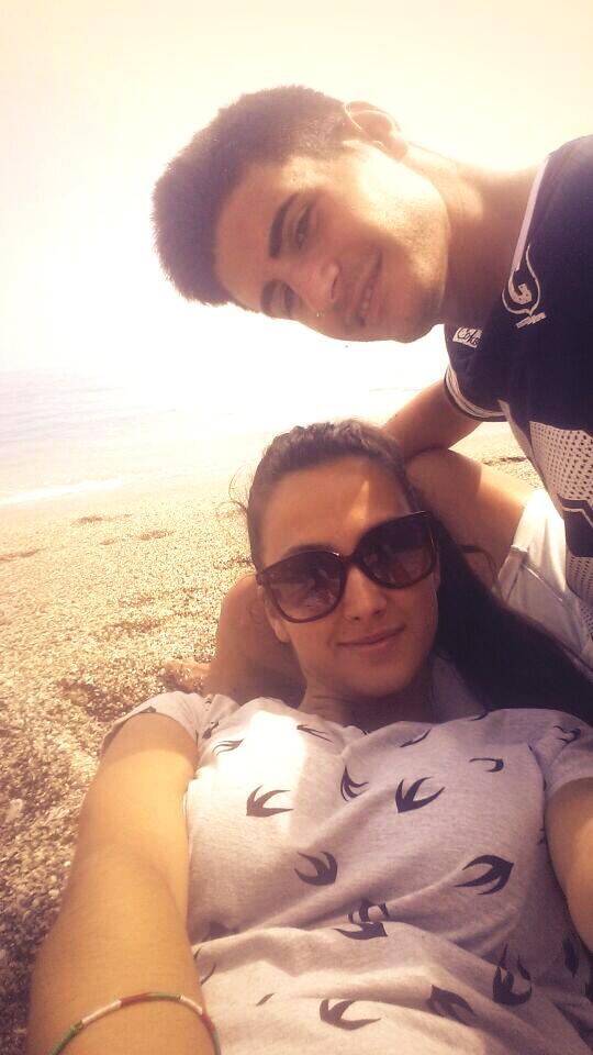 Manolo_mp's tweet photo. Dia redondo en la playiiTa☀️❤️💎Con mi GUapa @TatianaMMartin http://t.co/mdoEDlSY22