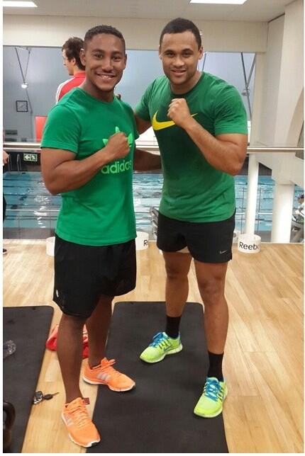 RickySchroeder9's tweet image. Always great breaking a sweat with my man @chala10vv , he knows how to train! #AdidasvsNike #weshift