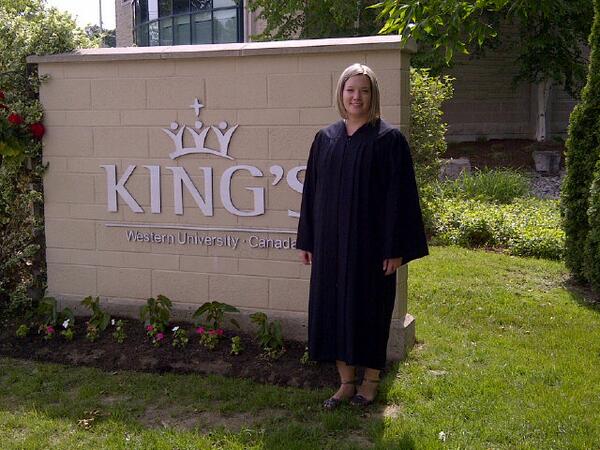 kenmcculloch9's tweet photo. Congrats to @bethanymccu graduating from @KUC_SocialWork today, Honours with distinction, very proud of you. http://t.co/tdcrxY4nXC