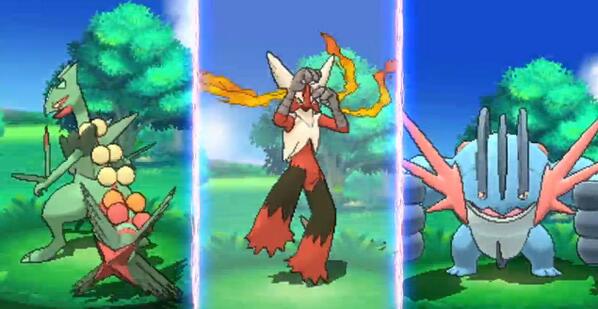 Poketrends On Twitter Mega Blaziken Mega Sceptile And Mega Swampert As Seen In Battle Http T Co Gj8wjdo4zn