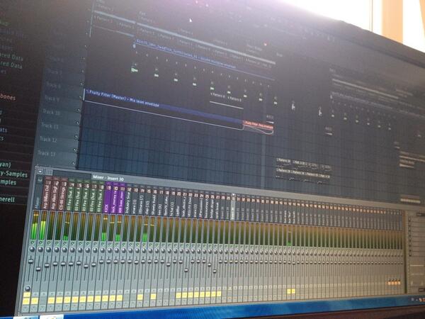 fizkafa's tweet photo. Mixing! Coming soon... @Official12AM http://t.co/5i0bPp7QGC