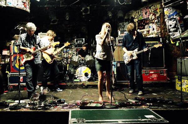 Sonic Youth on stage at CBGB