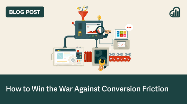Kissmetrics's tweet photo. "I guarantee that when you start reducing friction, you’ll start improving conversions": http://t.co/da6BxrAbaE http://t.co/QhsYz7OwKZ