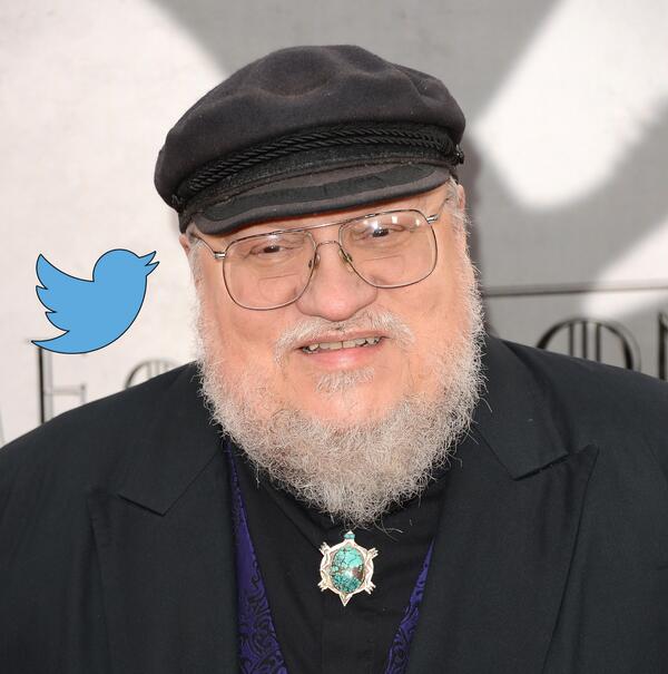 CBCNews's tweet photo. George R. R. Martin joins Twitter, immediately kills 84 characters: http://t.co/JCoFXMeN9M http://t.co/RCyui9jeCT