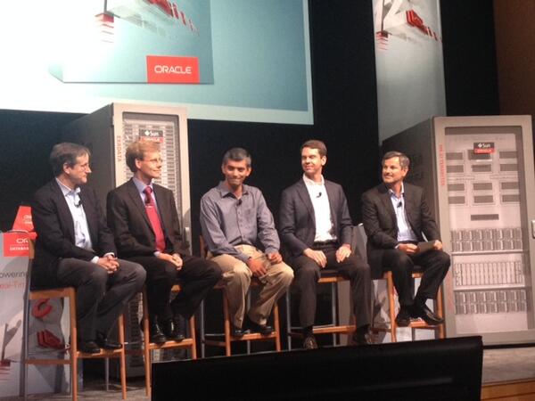 OracleDatabase's tweet image. MT @SQLMaria: Oracle Database In-Memory launch continues with a panel of beta customers #OracleDBIM #DB12c