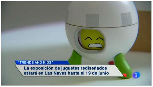 MenutEstudio's tweet photo. La expo #trendsandkids en el informativo de #rtve! A partir del min.23 podréis ver la noticia.http://t.co/NjukY8ueH2 http://t.co/B88q34Mheo