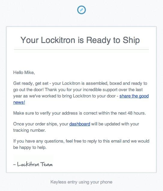 SnoopMikey's tweet image. Ha! I’ll believe it when I see it. (ordered October 2012) #lockitron