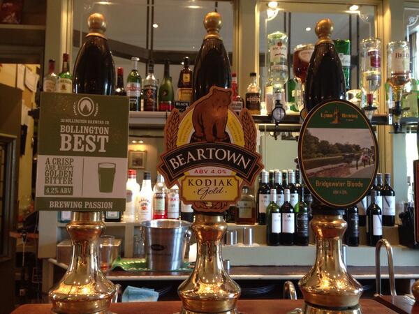 StagsHeadHotel's tweet photo. This weeks guest ales... Proudly supporting local #Cheshire breweries #caskale http://t.co/sD8vQsnNKC