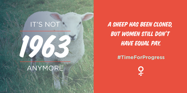 redistrictact's tweet photo. Fifty-one years after the Equal Pay Act of 1963, there's more work to do. Women deserve equal pay. #TimeForProgress http://t.co/1wJp9kTPyl