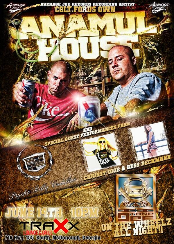itsAnamulHouse's tweet photo. THIS SATURDAY IN MCDONOUGH GA AT TRAXX! @XOXOCHRISSYDIOR @crazydowninGA @TheWheelerBoys @JeLaSol http://t.co/ZxbC6xHy9r