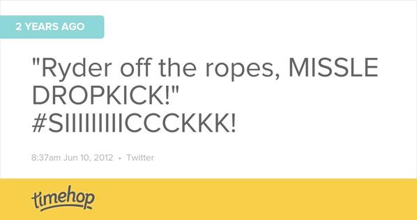 JaykeHall1's tweet image. I miss @Zackryder main eventing #Raw #WeWantRyder 2 years ago today :( timehop.com/c/t:2117238007…