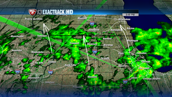 ERICSORENSEN's tweet photo. Light rain will become even lighter as the afternoon wears on. #Exactrack http://t.co/A3h8D7TOtE