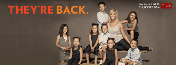 KatePlusEightTV's tweet photo. New Special: Tuesday June 19th at 10/9c. on @TLC! #kateplus8 http://t.co/bXWg62IlBr