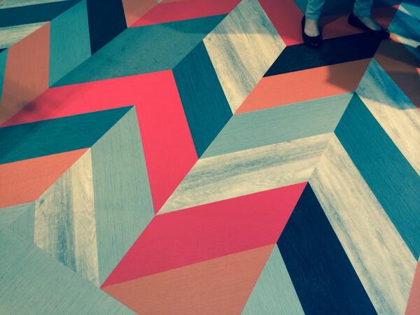 JillBrecount's tweet photo. @bdhyoung discovering cool new carpet and Luxury vinyl tile integration @Patcraft http://t.co/n3T8h6jS5w