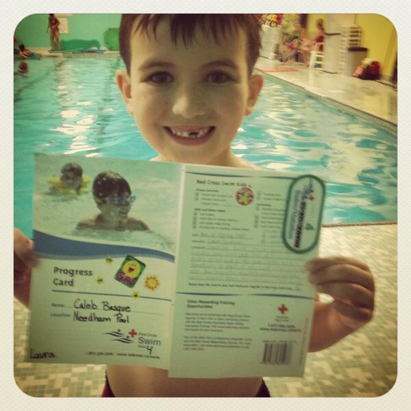 Caleb on to swim kids 5! #JustKeepSwimming #NeedhamPool