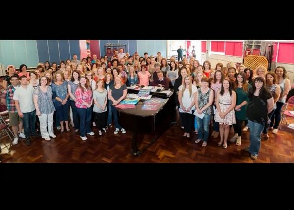 Raychellemae's tweet image. Me &amp;amp; some of the choir at rehearsals  #just1world