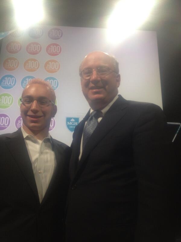 Current President of <a href="/MassGeneralNews/">MassGeneral News</a> (Peter Slavin) and the future president of Mass General Hospital. (Me)