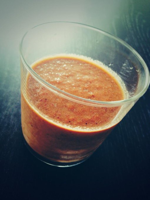 おはよん！今日はほうれん草も入れたから見た目は悪いけど、美味しく出来ました♡ http://t.co/GIJXQbsKHF