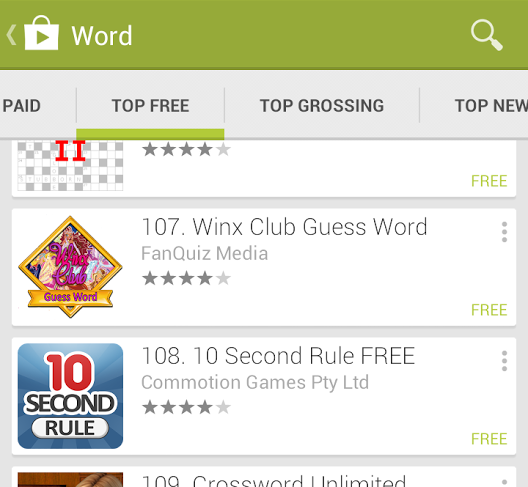 CommotionGame's tweet image. No.108 in Free Word Games for our @unity3d game 10 Second Rule! bit.ly/1omLGOp #madewithunity #indiedev