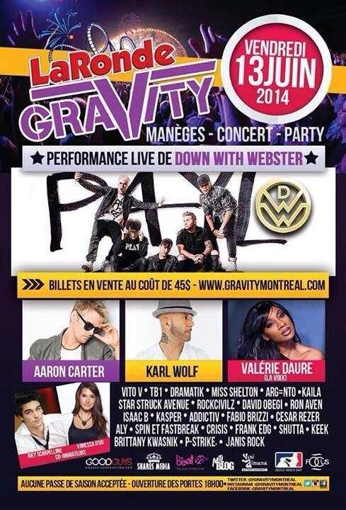 MC_IVO's tweet photo. This friday! @gravitymontreal
@downwithwebster @aaroncarter @karlwolfs @valeriedaure @davidobegi @cesarrezer_mzk http://t.co/22aeFq1cDk