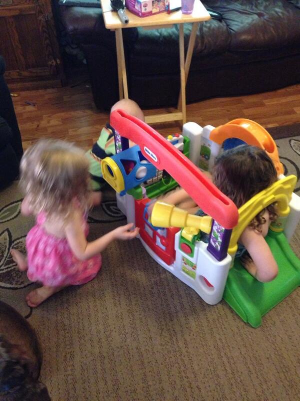 Seriously, so glad I got Callen a toy #whatsyoursismine #whatsmineismine