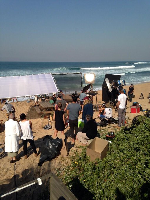 In Durban this week, shooting a TV ad for Hunters Dry. http://t.co/XlyrCkAYNd