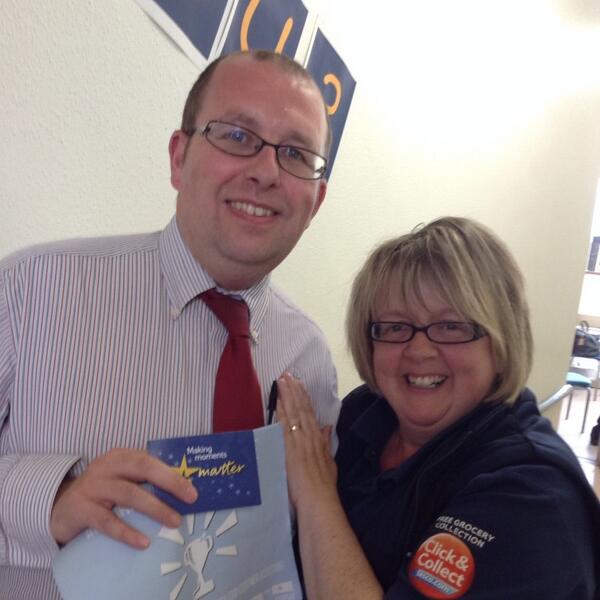 Lynne in Northwich made my day, she has just had the best review ever from her fantastic Manager Brenton! @Llittle25