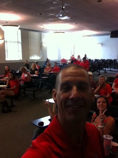 WhitConn's tweet image. Miss this crew! #yourock the #agswag @TTUCASNR: Dr. Scott Burris takes a selfie w/today's CASNR RRO group!  http://t.co/ynjBmGcmcJ"