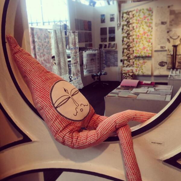 My creatures chilling <a href="/NewDesigners/">New Designers</a> #T50 #rosenisbet #surfacedesign