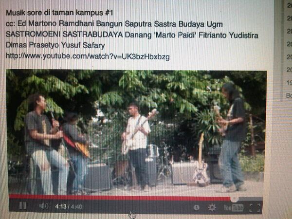 Menantikan "musik sore di taman kampus #2"